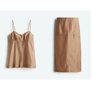 H&M Embellished Sheet Set / Wedding Guest